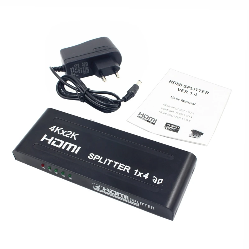 One into Four 4K*2K 3D 1080p Ultra HD 1.4 HDMI Splitter 5 Port Hub Box Auto Switch 5 In 1 Out Switcher Adapter One into Four 4K*2K 3D 1080p Ultra HD 1.4 HDMI Splitter 5 Port Hub Box Auto Switch 5 In 1 Out Switcher Adapter