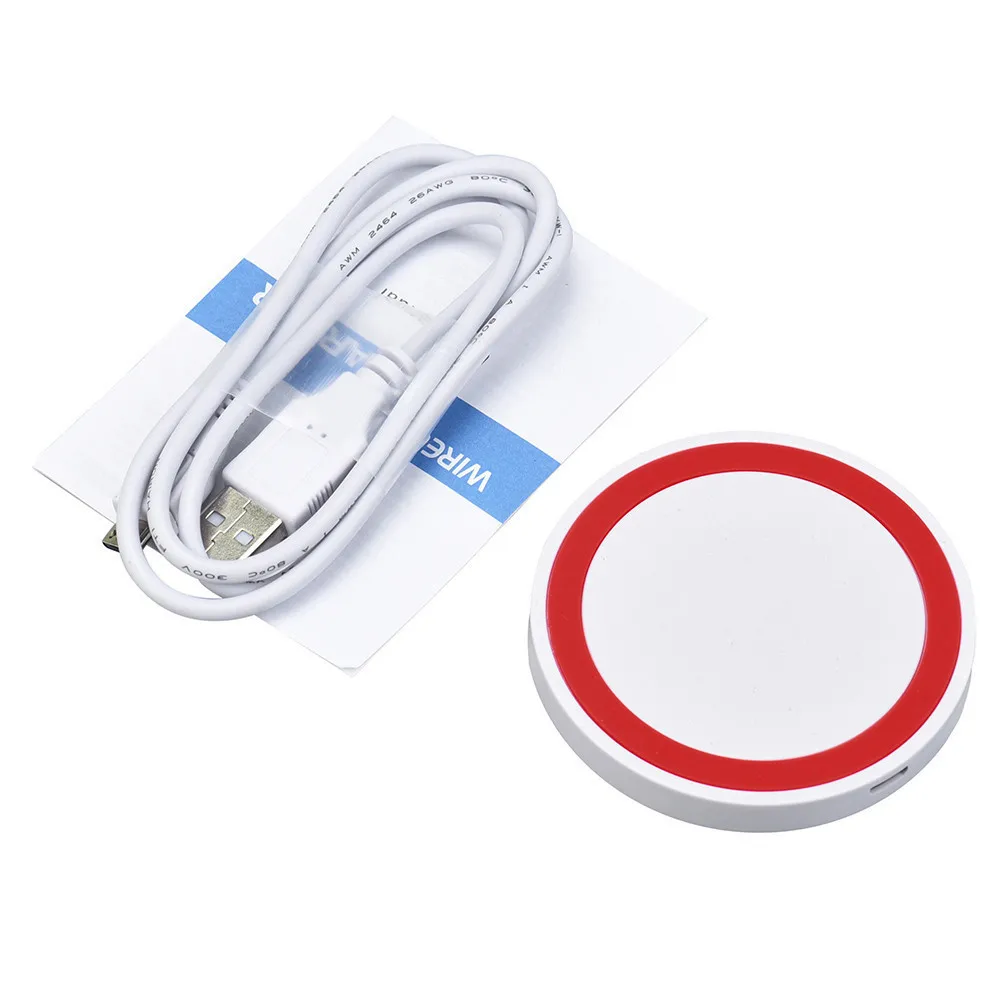 Wireless Chargers Ultra-thin Qi Wireless Charger Power Charging Pad For Iphone XS / XS Max / XR Chargeur Induction Voiture#20