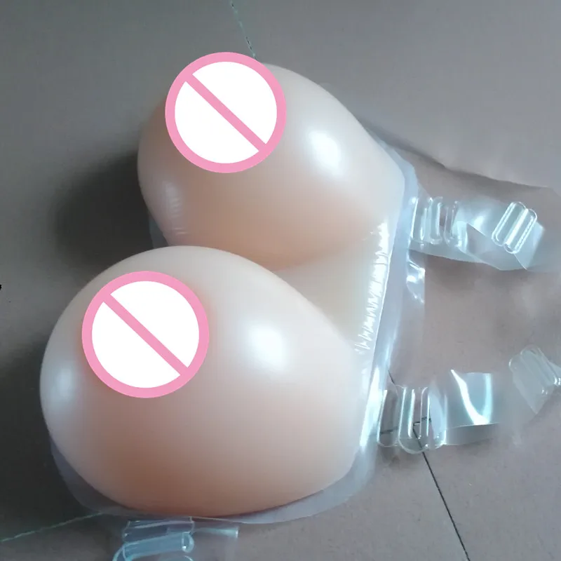

Top Eleve 4600g to 6000g silicone breast form cheap straps forma de silicone artificial women boobs enhancer
