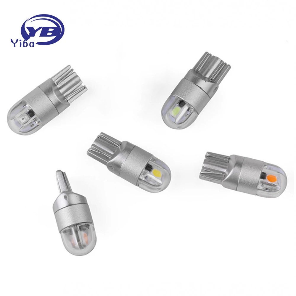 T10 W5W 194 Car Led Light Bulbs White Red Bule Yellow DC12v Clearance