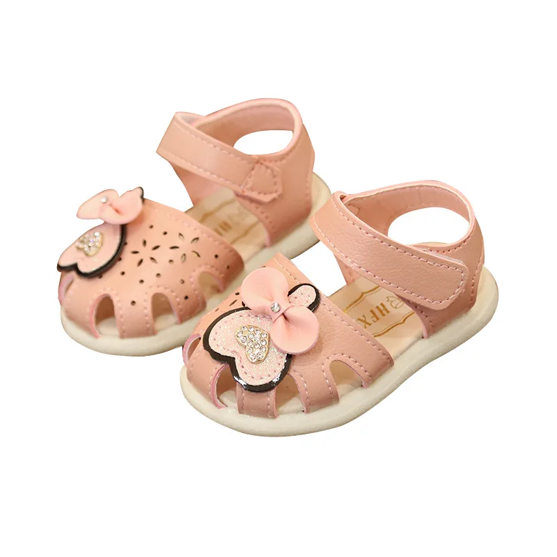 Baby Sandals Girls Shoes Kids Anti Slip Soft Bottom Princess Sandals