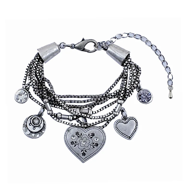

European and American retro hanging chain bracelet accessories free shipping bracelet jewelry bracelet