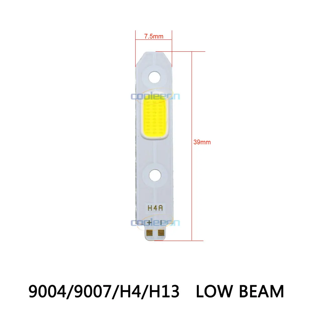10 шт./лот S2 светодиодный автомобильный головной светильник COB чипы H1 H7 H4 Высокий Низкий Луч светильник аксессуары светодиодный чип для S2 авто фары чистый белый