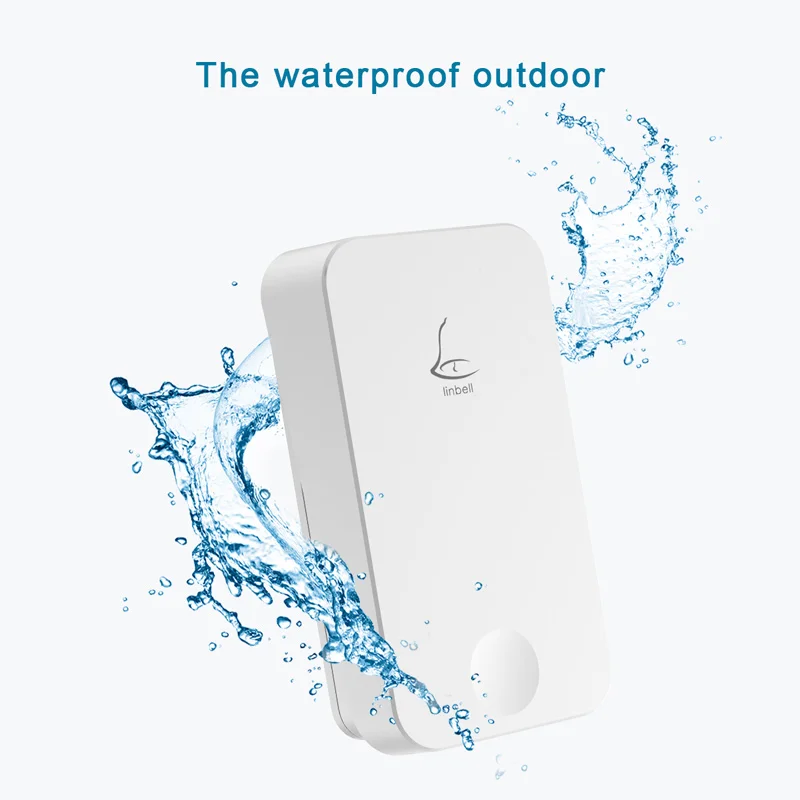 Linptech G4 беспроводной дверной звонок без аккумулятора водонепроницаемый