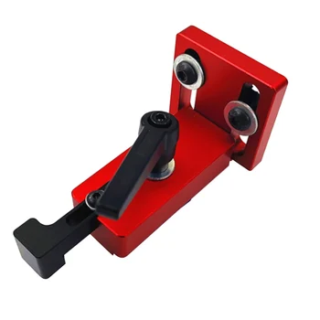 

woodworking 45 type T-tracks chute backing connector woodworking Miter rail chute connector 75mm height with T-tracks Stop