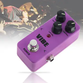 

KOKKO Mini Analog Rotary Speaker VIBE Electric Guitar Bass Effect Pedal True Bypass Full Metal Shell