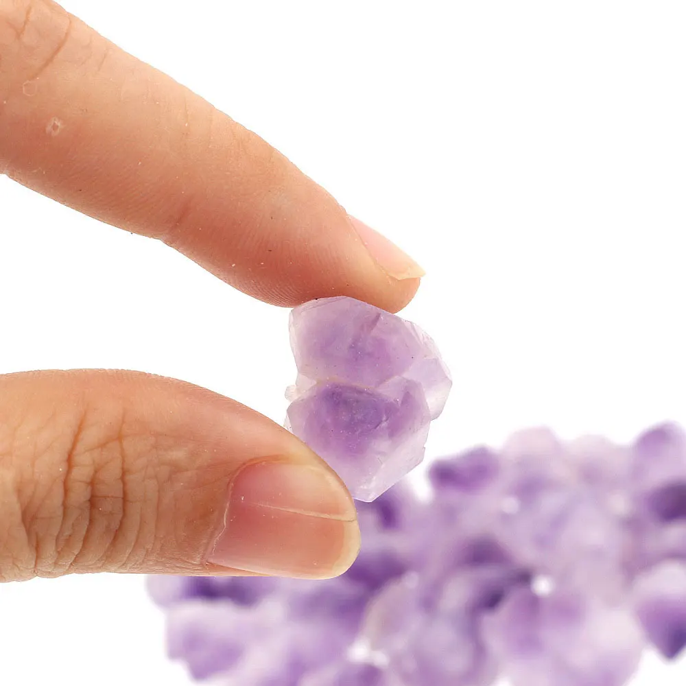 100 г естественный неправильной формы аметист кварца кристалл ручной резки