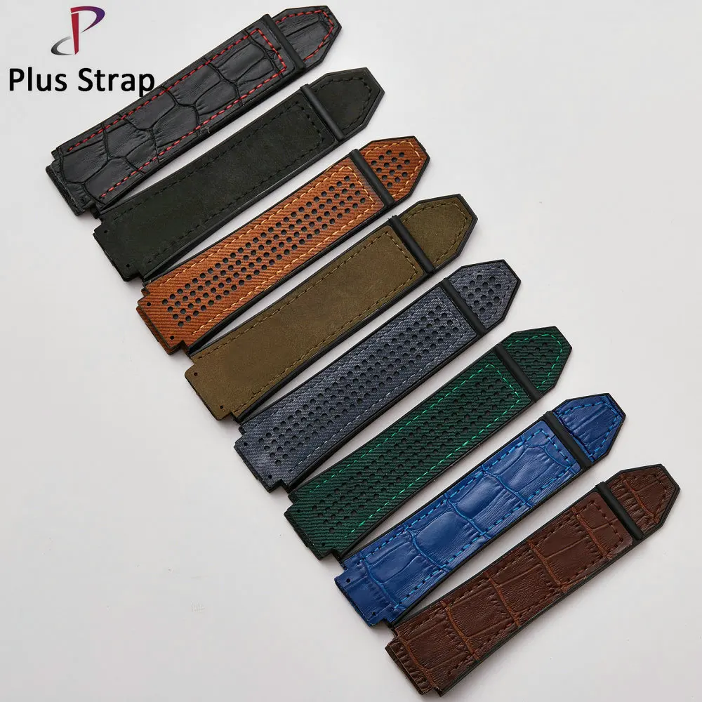 Buy High quality 25 mm Genuine Leather Watchband for