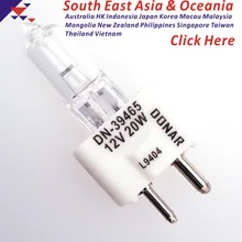 DONAR DN-39465 L9404 12 В 20 Вт ilt 12V20W GY9.5 галогенная лампа Mindray биохимический анализатор микропластины reader лампа