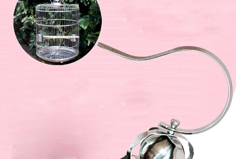 Bird Nest Bird Cage Stainless Steel (22)