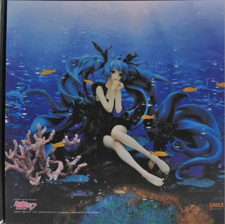 

2015 Anime Figure Brinquedos Vocaloid Hatsune Miku Deep Sea PVC Action Figure Model Collection Toys 16CM One Piece Drop Shipping