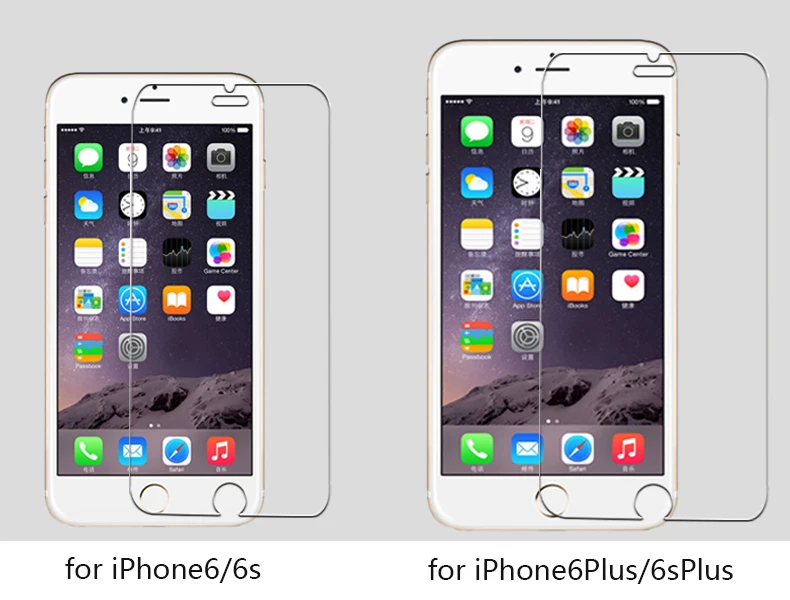 Высококачественное Закаленное стекло для iPhone X, 8, 7, 6, 6 S, 5S, SE, 5, 5c, 4S, 4, защита экрана, закаленное стекло для iPhone 6, 6 S, 7, 8 Plus