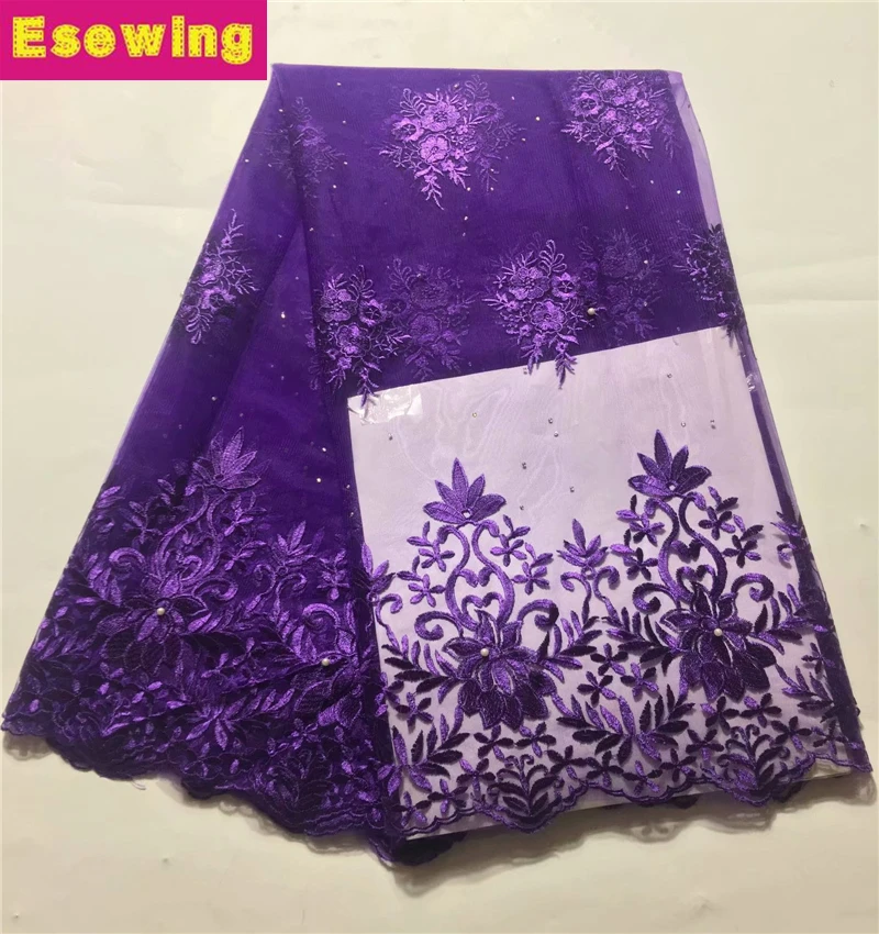 

15colors Big Promotion!2019 High quality nigerian french lace african tulle lace fabric for party dress.5yards/lot Free shipping