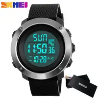 Skmei-relojes deportivos para hombre y mujer, pulsera electrónica Digital LED, resistente al agua, estilo militar, 2020