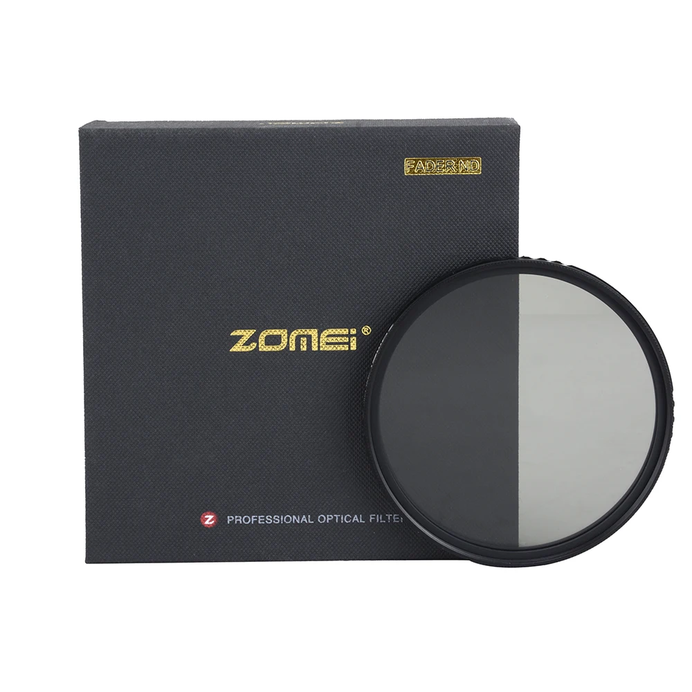 ZOMEI ABS ND2-400 нейтральная плотность фейдер переменный ND фильтр Регулируемый от ND2 до ND400 для Canon Nikon DSLR SLR объектив цифровой камеры