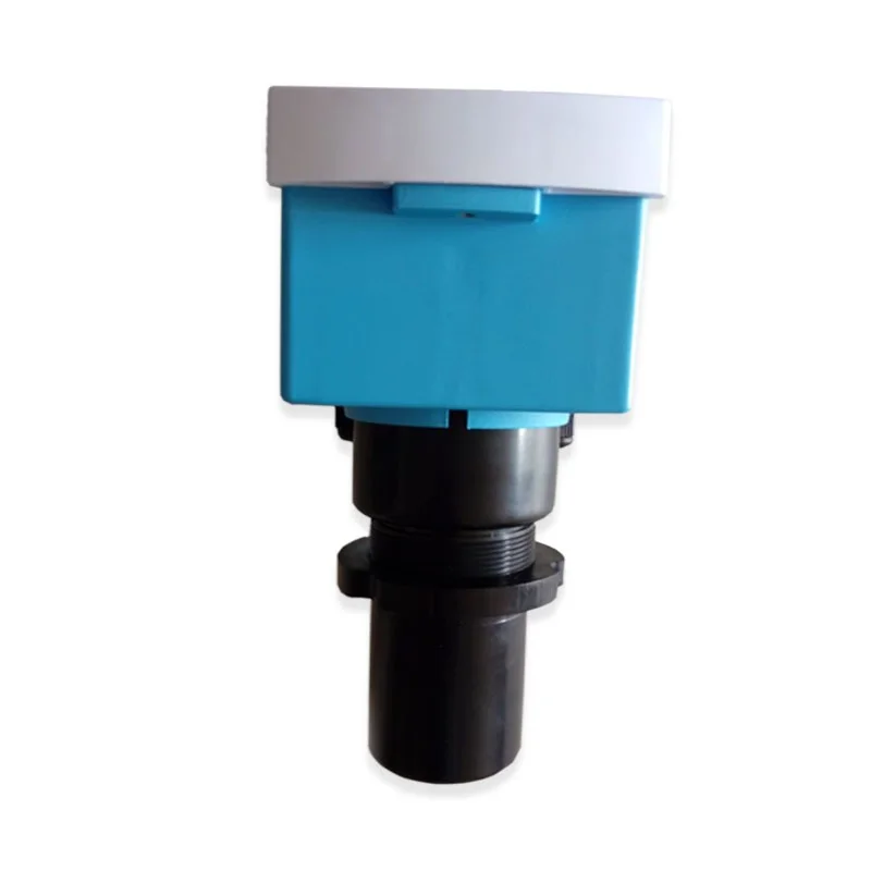 All In One Ultrasonic Liquid Level Meter Transmitter Sensor Material Level Meter