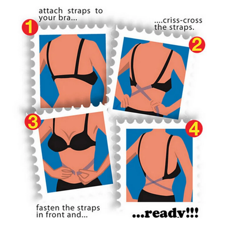 

1PC 3 Colors Adjustable Extender Hook Low Back Backless Bra Strap Adapter Converter Fully Extender Hook Brace Support