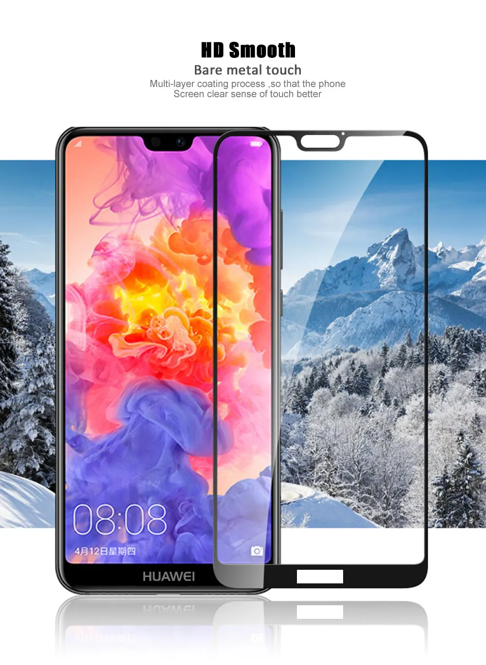 Для huawei P20 Lite, закаленное стекло,, новинка, полное покрытие, 5,0 дюймов, Взрывозащищенная защитная пленка для экрана для huawei P20 Lite/Pro