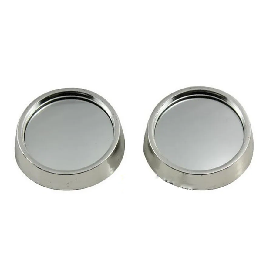 1Pair Auto Side 360 Wide Angle Round Convex Mirror Car Vehicle Blind Spot Dead Zone Mirror RearView Small Round