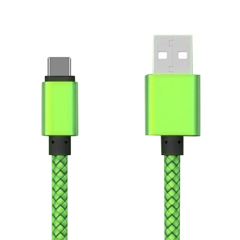 Многоцветные 1 м/2 м/3 м Быстрая зарядка usb type C кабель Мобильный телефон провод для быстрого заряда линии 2.4A USB C шнур для передачи данных Высокое качество