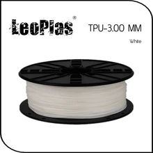 Worldwide Fast Delivery Manufacturer 3D Printer Material 1kg 2.2lb Soft 3mm Flexible White TPU Filament