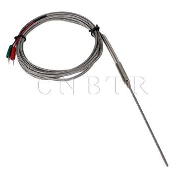 

CNBTR 2m Temprature Sensor Thermocouple 2.0 x 100mm Stainless Steel Probe K Type Controller