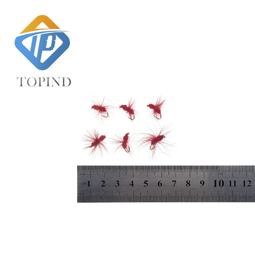 red Ant Single Hook fly fish Fly Fishing lure bait's size