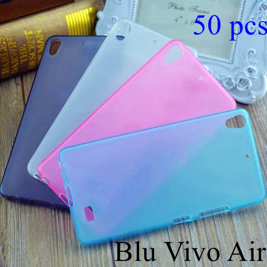 

NEW 50 pcs/lot Wholesale Cover for BLU Vivo Air D980L Soft Silicon TPU Pudding Phone Protective Shell Case Free Shipping