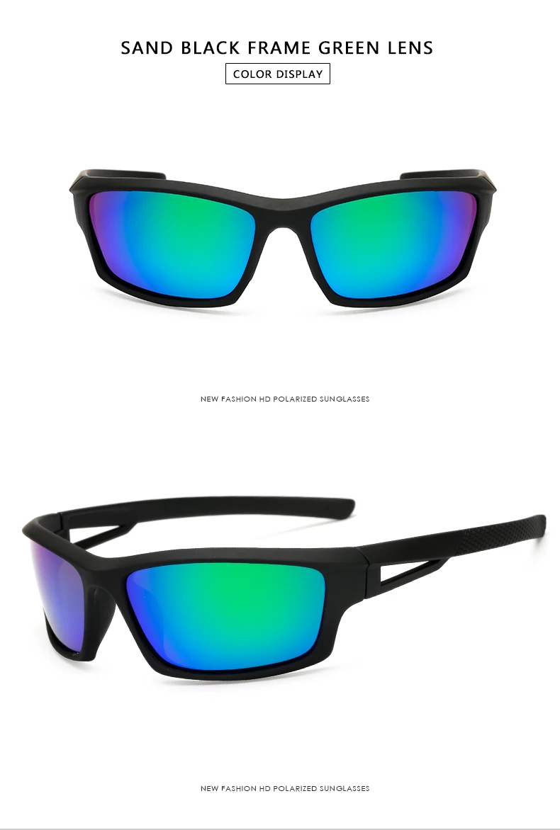 Unisex Night Vision 100% UV400 Polarised Driving Sun Glasses For Men Polarized Stylish Sunglasses Male Goggle Eyewears_voghion.com