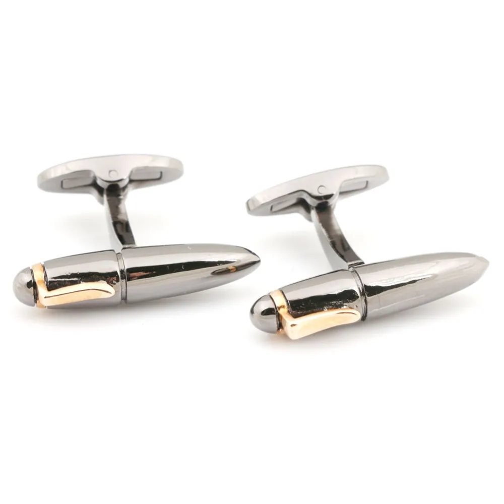 

New High Quality Round Cufflinks Gold Color Plated Mens Jewelry For Business Wedding Cuff Link