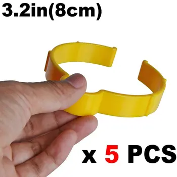 

5Pcs 8cm Vinyl Wrap Sheet Clip loop Coil Hoop Ring Auto Film Roll Sheet Car film Sticker Decal Sheet lock-in ferrule ring CN040S