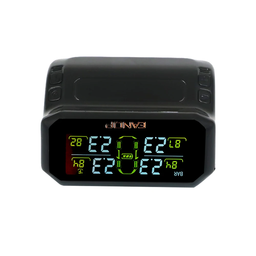 EANOP S600 Solar TPMS Tire Pressure Monitoring System Car Windshield Wireless Tyre Pressure Alarm External/Internal sensor