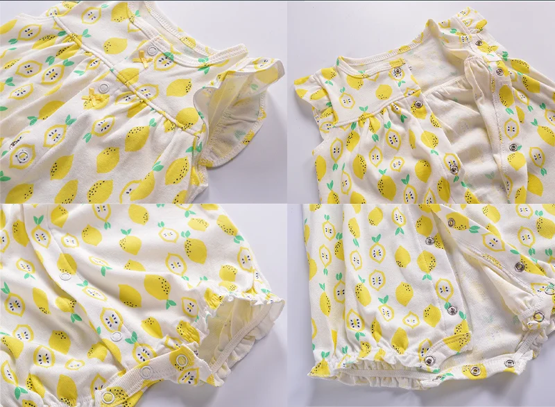 2018 baby clothes summer jumpsuit cartoon cotton for newborn baby girls dress infant fashion clothes lovely bebes boy clothes