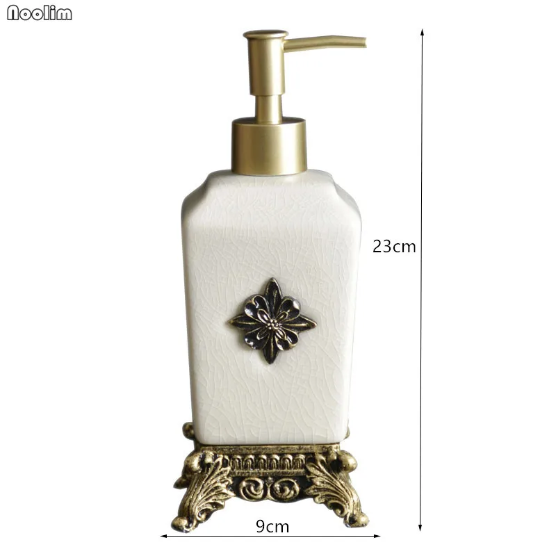 Soap Dispenser European Ceramic Hand Hand Sanitizer Bottle Shower Gel Shampoo Soap Empty Bottle Hotel Home Bathroom Lotion