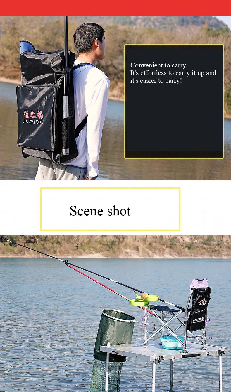 Cadeira de Pesca Pacote ao ar Barra de Apoio Oversized Dobrável Final Livre Disponível Suporte Isca Copo Guarda-chuva Pedal L71 19 Cadeiras de pesca