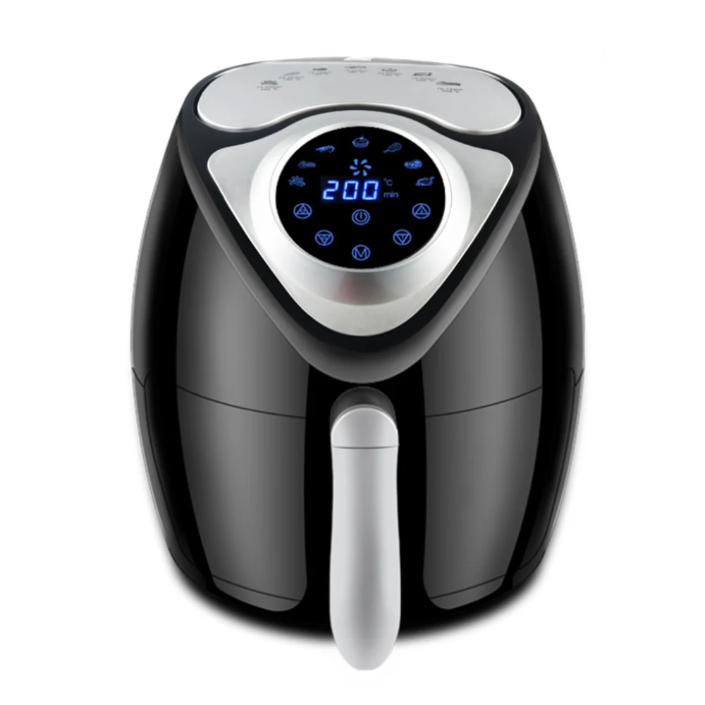 

Air Fryer Oven Oilless Cooker 1300W 2.3 Quart with Digital Touch Screen Cookbook