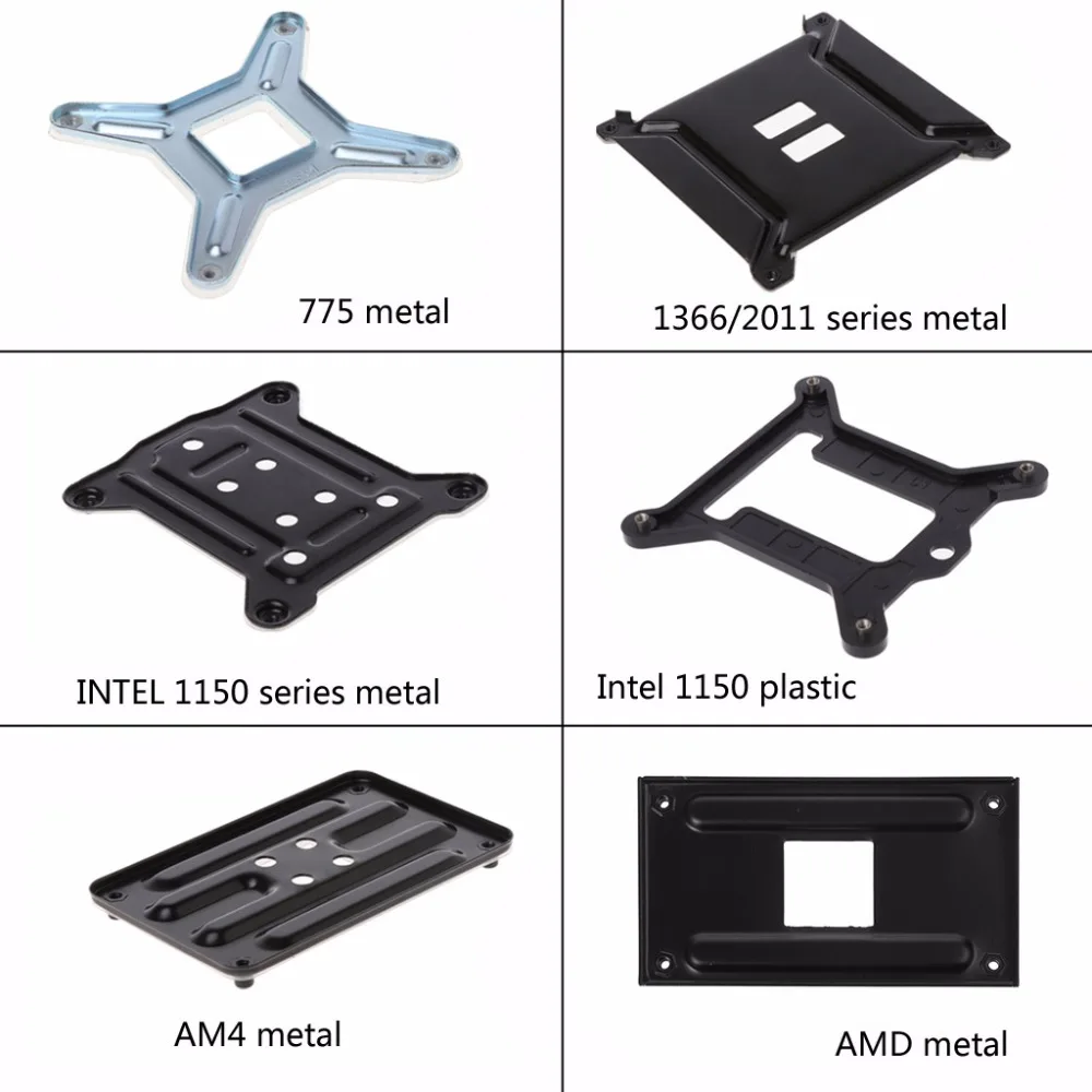 

CPU Heatsink Bracket for INTEL AMD Bracket Backplate for 775 1150 2011 AMD AM4