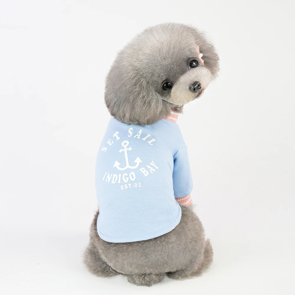 S M L XL XXL T-Shirt Dog Clothes Autumn Spring Pet Clothes for Dog Cat Chihuahua Clothes for Small Dogs Pets Solid (8)