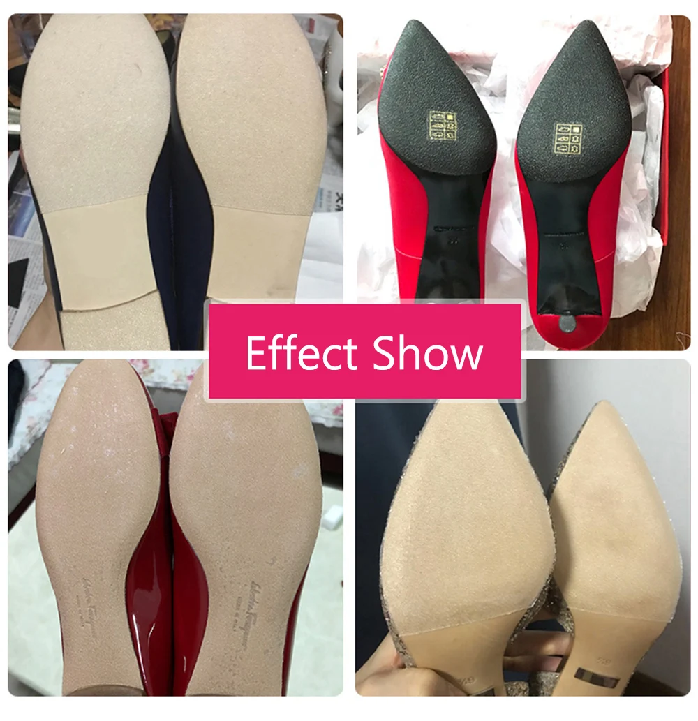 Sunvo обувь протектор для подошвы наклейка для дизайнерских высоких каблуков самоклеющиеся заземления обуви Защитная подошва стельки