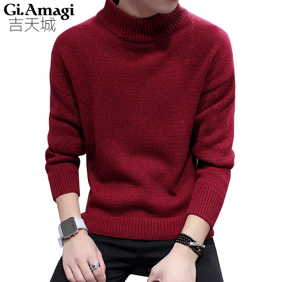 Popular Mens Black Turtleneck Sweater-Buy Cheap Mens Black