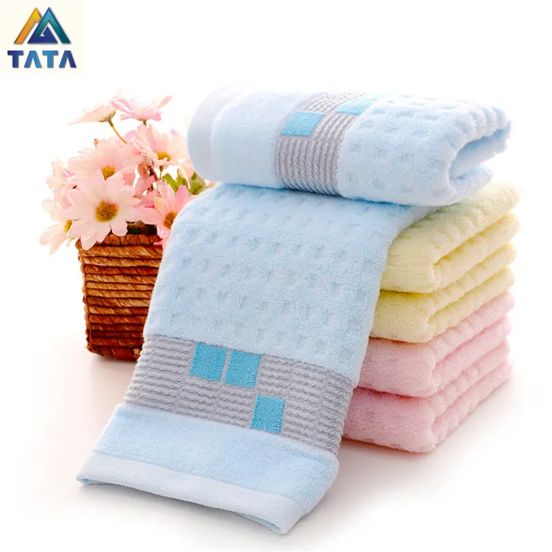 Aliexpress.com : Buy TATA Free Shipping 100%Cotton Pure Color Absorbent Comfortable Washing