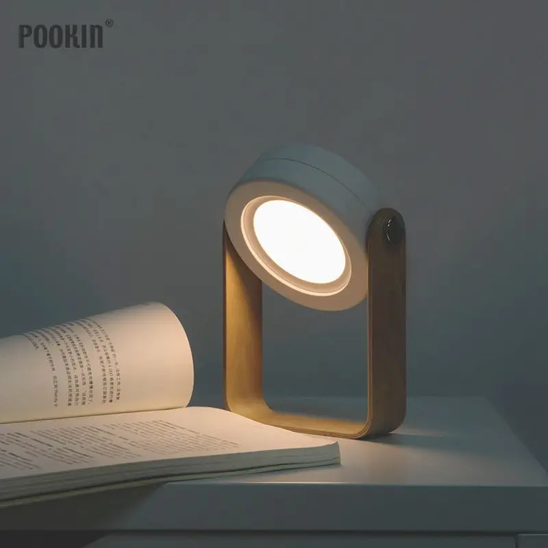 Baratos Nuevo LED creativo multifunción linterna de viaje de Camping portátil plegable LED lámpara de escritorio Dimmer linterna
