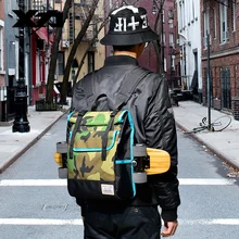 MACKAR Shoulder Skateboard Backpacks 1000D Nylon Small Longboard Bags Men Black/camouflage Street Outdoors Packsacks MACKAR Shoulder Skateboard Backpacks 1000D Nylon Small Longboard Bags Men Black/camouflage Street Outdoors Packsacks