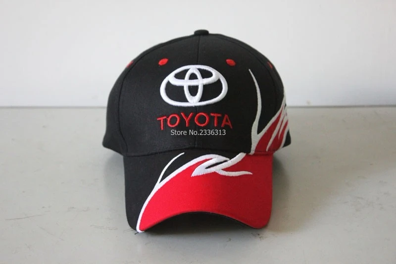Стиль для 4 сезонов Toyota бейсбольная Кепка с вышивкой Кепка мотоциклетная гоночная кепка бейсболка - Цвет: 1