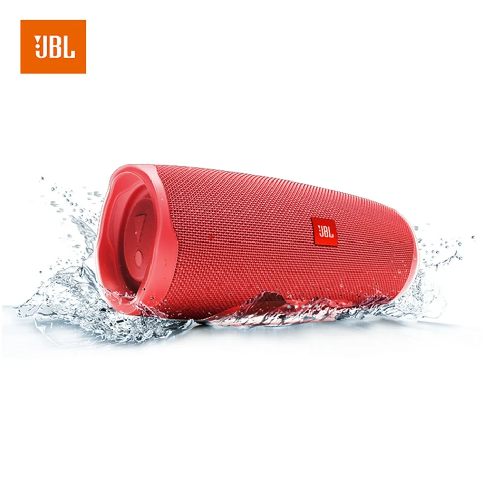 JBL Charge 4 Портативный беспроводной Bluetooth 4,2 потоковый мини-динамик IPX7 водонепроницаемый сабвуфер 30 Вт стерео бас-плеер - Цвет: Красный