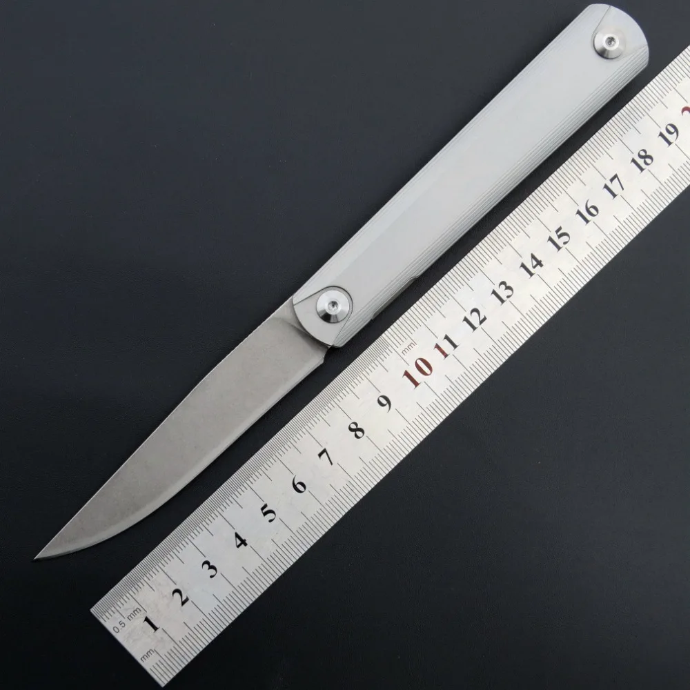 

Eafengrow EF87 Folding Pocket Knife 9Cr8Mov Steel Blade+Steel Handle Ball Bearing Hunting Tactical Camping Knife EDC hand Tools