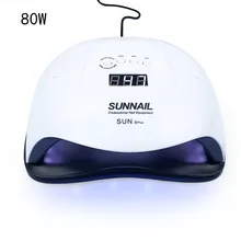 80 Вт УФ светодиодный лампы ногтей сушилка 42 шт светодиодный s светодиодный светильник ногтя для маникюр, полировка ногтей отверждения УФ-светодиодный гель с Сенсор таймер ЖК-дисплей Дисплей