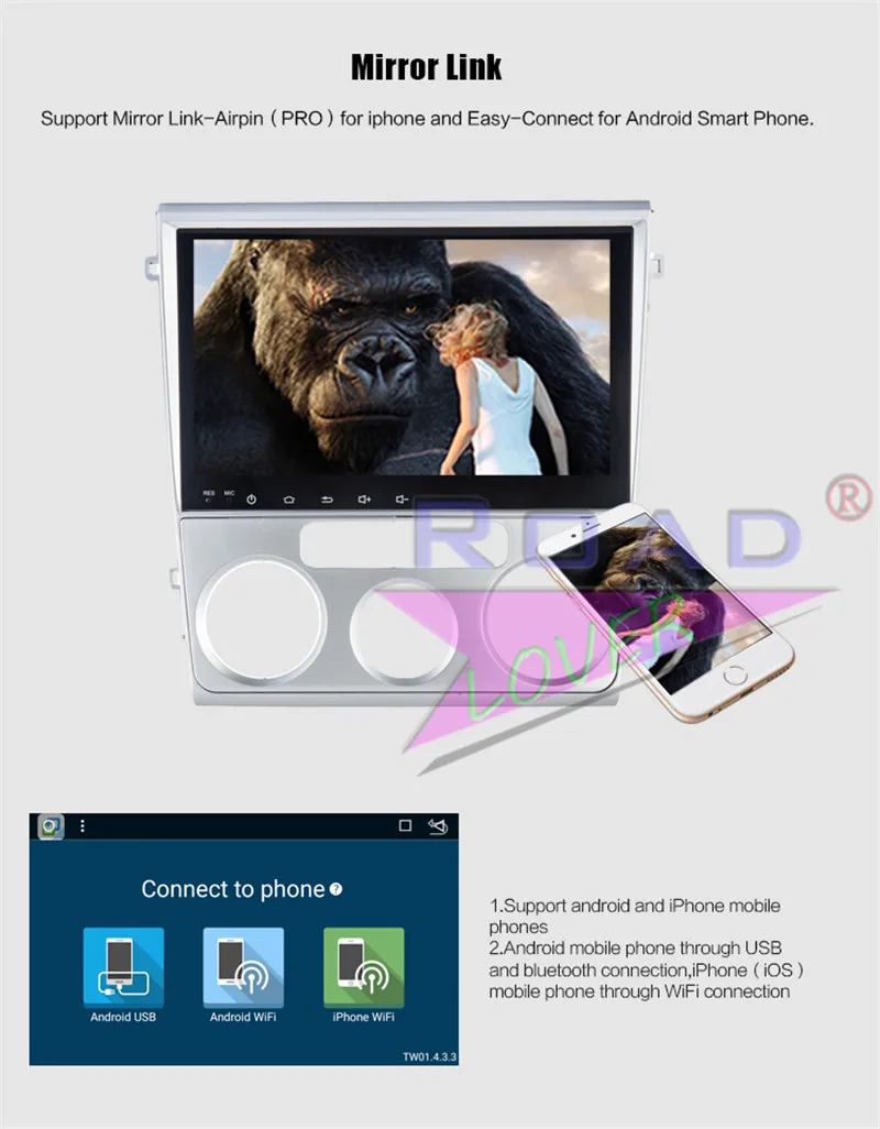 Clearance Roadlover Android 8.1 Car Multimedia Autoradio For VW Lavida 2011 Stereo GPS Navigation Magnitol Double Din Player Audio NO DVD 19