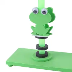 Новый мультфильм лягушка творческих решений игрушка Пластик детские развивающие игрушки физика обучение студентов инструменты дети