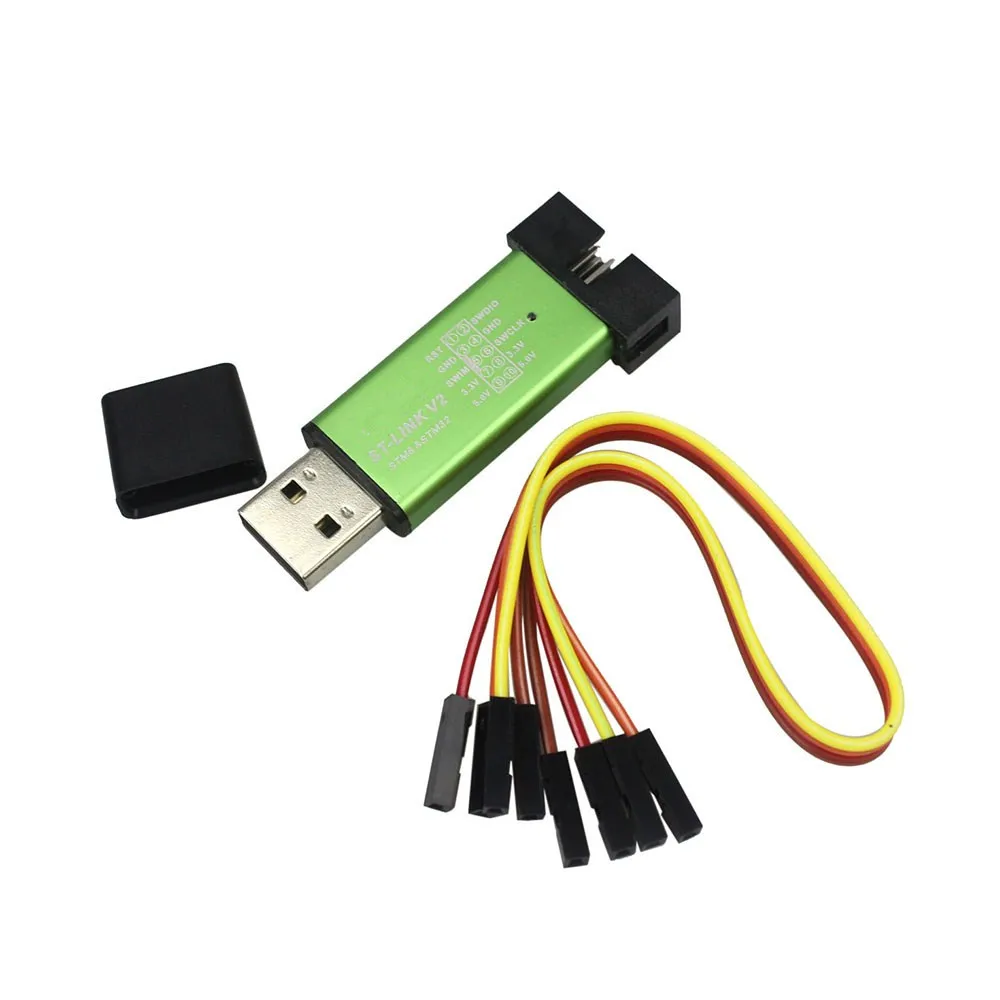 ST LINK Stlink ST-Link V2 Mini STM8 STM32 симулятор скачать программист Программирование с крышкой